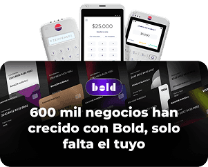 Pide tu datáfono Bold