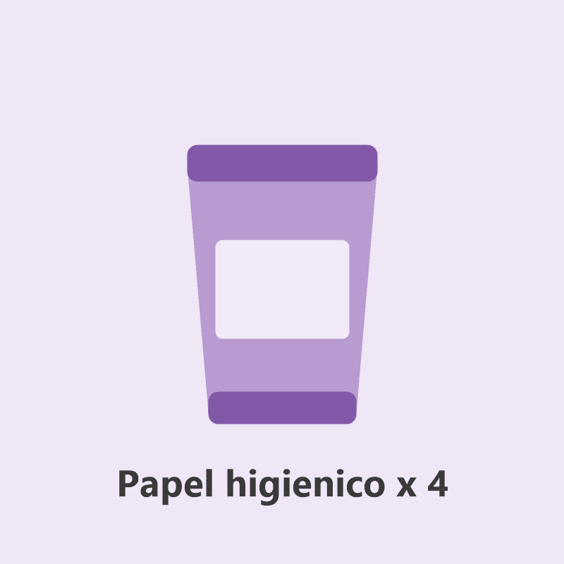 Papel higiénico x 4